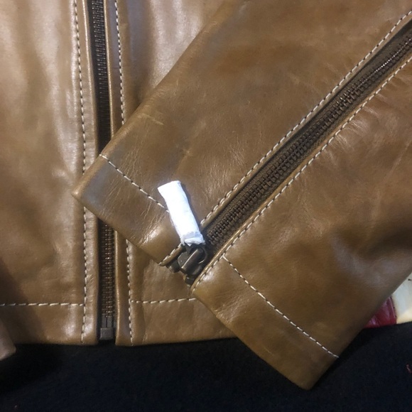 Tag Heuer Men Leather Jacket NEW! Size Large - Picture 3 of 6